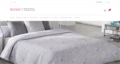 Desktop Screenshot of hogarytextil.com